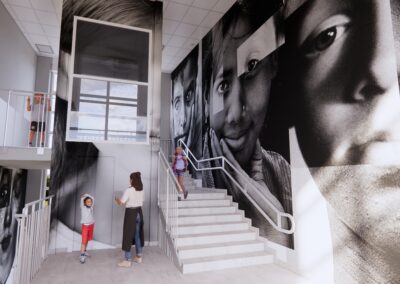 installazione artistica per la scuola primaria E. De Carli di Meano